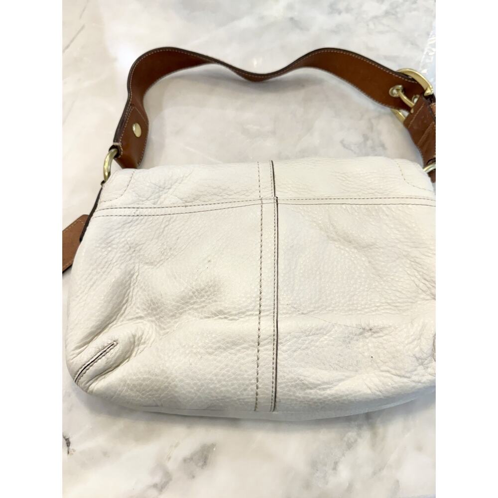 RARE Vintage Y2K Coach Soho Signature Leather Flap Shoulder Bag - Picture 6 of 16